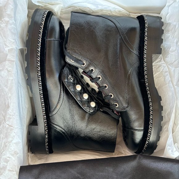 CHANEL Black Short Boots - Picture 1 of 6